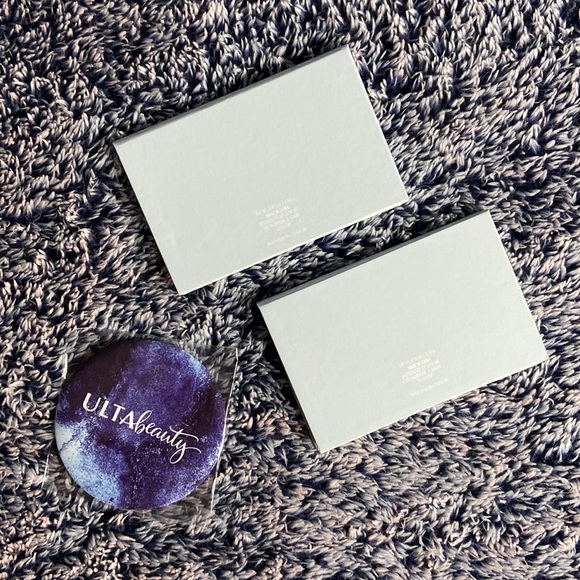 NWT❗️Ulta Beauty BLUE 2 Piece Mini Variety Cosmetic Sampler Set & Compact Mirror - Picture 8 of 8